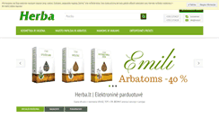 Desktop Screenshot of herba.lt