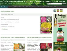 Tablet Screenshot of liecive.herba.sk